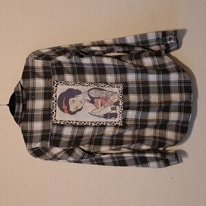 Upcycled XS Hollister Flannel